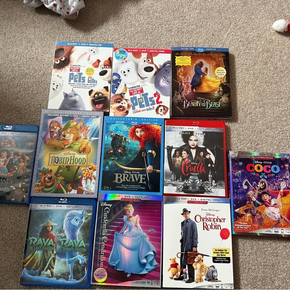 Disney and Pixar Blu-ray Movie Collection